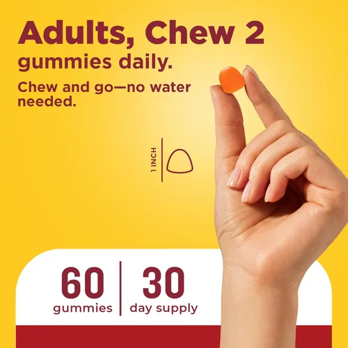 Vista 5 de Nature Made Gomitas CoQ10 de 200 mg por porción, apoyo para el corazón y la energía, 60 gomitas CoQ10, suministro para 30 días