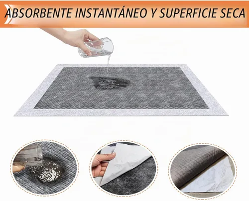 Vista 5 de Ropa de cama de conejillo de indias, forros desechables de jaula de conejillo de indias, almohadillas de orina absorbentes e impermeables