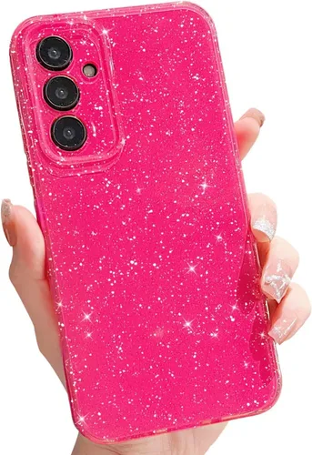 Vista 62 de MINSCOSE Funda compatible con Samsung Galaxy A14 5G, bonita funda delgada con purpurina fina, a prueba de golpes, de TPU para mujeres y niñas