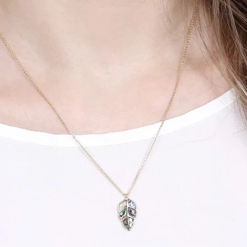 Vista 2 de RIAH FASHION Delicado collar con dije Regalo para mujer, día de San Valentín, día de la madre, lindo colgante de la suerte, cadena delicada