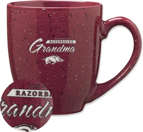 Vista 125 de Rico Industries NCAA Illinois Fighting Illini Alumni - Taza de café de cerámica moteada grabada con láser de 16 onzas