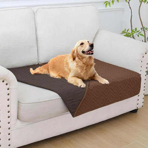 Vista 60 de hyha Manta impermeable para perros, funda suave para cama de perro, mantas para mascotas, funda impermeable para sofá y sillón para perros lavable