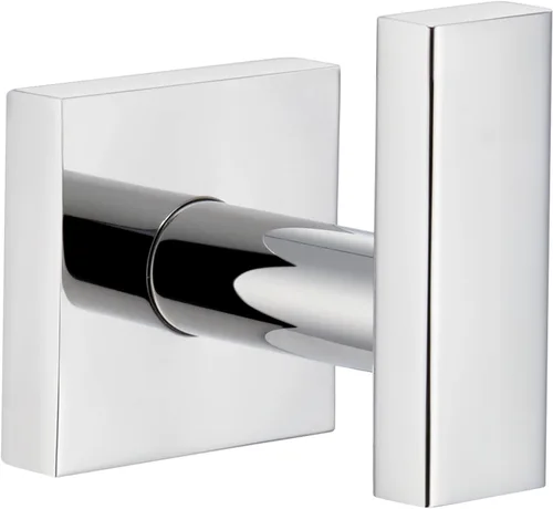 Vista 17 de Gancho de Toalla Angle Simple Negro & Oro, Soporte de Toalla de Baño de Acero Inoxidable, Gancho para Bata, Perchero de Toalla de Cocina, Montaje