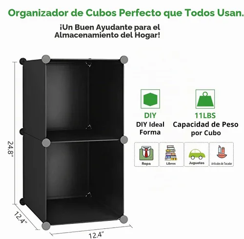 Vista 2 de C&Ahome - Organizador de clóset de almacenamiento para que lo montes tú mismo