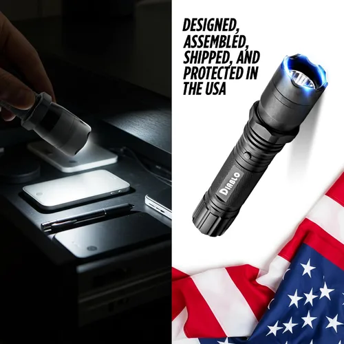Vista 7 de Guard Dog Security Pistola de aturdimiento táctica 2 en 1 con linterna LED, pistola aturdidora táctica recargable para hombres, mujeres