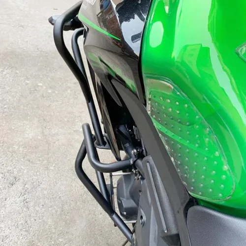 Vista 5 de Marco de barra de choque para motocicleta, protección del motor, parachoques de carretera compatible con Versys 650 KLE 650 2015 2016 2017 2018 2019