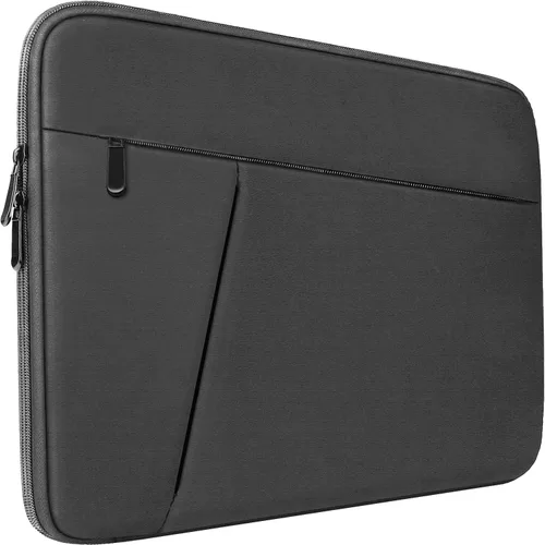 Vista 17 de Funda para portátil de 13-13.3 pulgadas, bolsa protectora para transporte de portátil, bolso para computadora compatible con MacBook Pro de 14 Negro