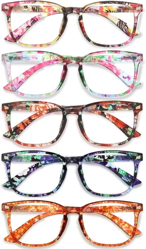 Vista 12 de CCVOO Lentes de Lectura para Mujer, Gafas de Ojos, Lentes de Lectura de Luz Azul para Mujer, Lentes de Lectura