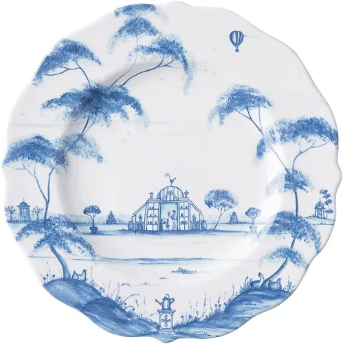 Vista 4 de Country Estate - Juego de 16 piezas, color azul Delft