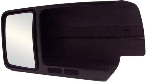 Vista 2 de CIPA 11801 Espejo de remolque personalizado - Ford, lado del conductor, 4.25 x 6.75 - pulgadas, negro