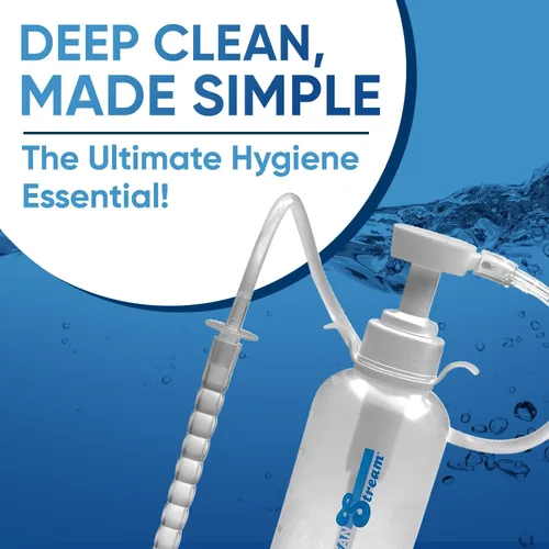 Vista 2 de Botella de enema de acción Cleanstream Pump con boquilla flexible -10.1 fl oz