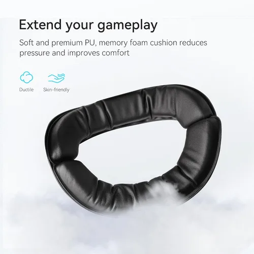 Vista 6 de KIWI design Comfort Battery Head Strap 6400mAh Compatible with Meta Quest 3 Accessories Battery Pack Pressure Free Counterweight Battery Design NOT
