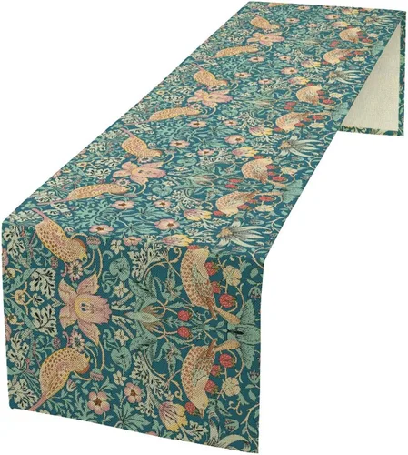 Vista 30 de YCness Camino de mesa con estampado de vaca, piel de vaca marrón, estilo occidental, decoración de casa de campo para el hogar, cocina, comedor, 13