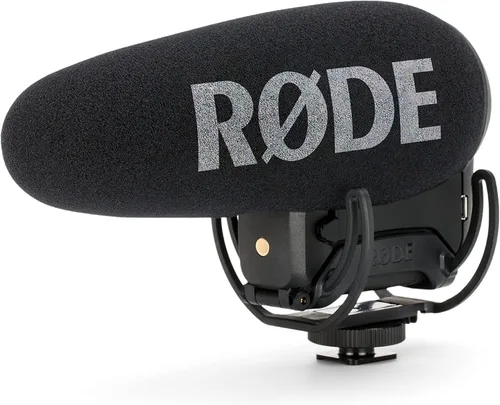 Vista 2 de RØDE VideoMic Pro+ Premium Micrófono de escopeta en cámara con paso alto