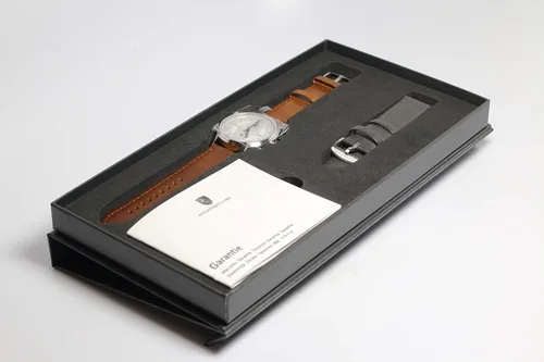 Vista 2 de Porsche WAP0700090K Classic Collection Driver's Selection - Juego de cronógrafo de edición limitada, color marrón y negro