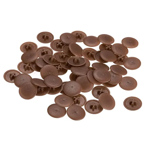 Vista 34 de HARFINGTON Tapas de rosca de plástico, 160 piezas, 11.5x3mm, cubierta de plástico para decoración de tornillos para tuerca de montaje de leva Beige