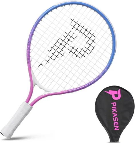 Vista 9 de Raqueta de tenis para niños de 17 a 25 pulgadas, el mejor kit de inicio para niños de 4 años en adelante con bolsa de correa para el hombro y mini