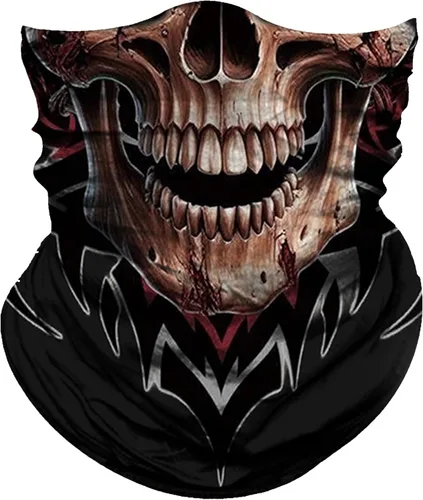 Vista 26 de Obacle Polaina para el cuello, bandana para protección contra el polvo, el viento, el sol para hombres y mujeres