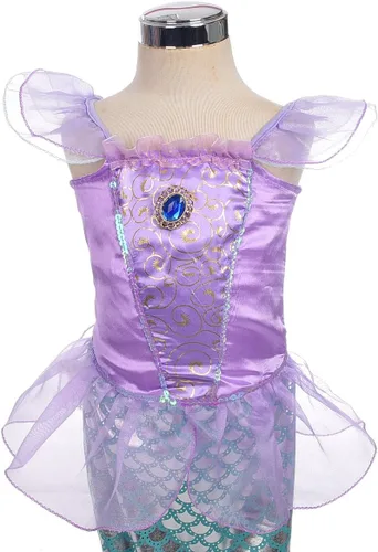 Vista 3 de Lito Angels Disfraz de princesa para niña con collar