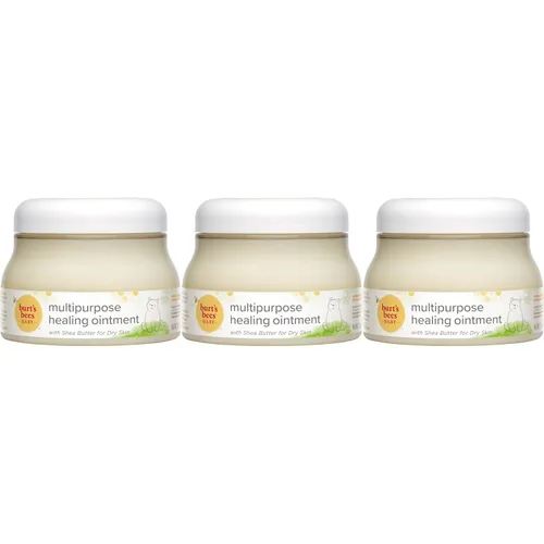 Vista 9 de Burt's Bees Baby Ungüento para dermatitis del pañal, máxima fuerza, 40% de óxido de zinc, 100% de origen natural, probado por pediatras, peso neto 3