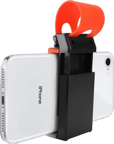 Vista 7 de Cellet Soporte universal para volante de teléfono, abrazadera ajustable para manillar para iPhone 16, 15, 14, 13 Pro, negro, se adapta a
