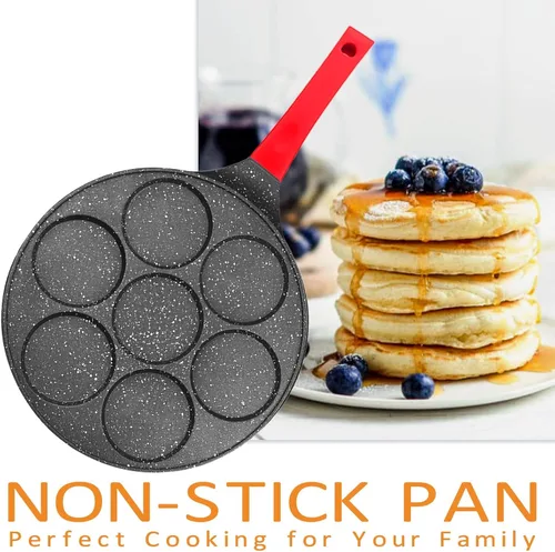 Vista 6 de Sartén para Freír Huevos, Máquina para Hacer Panqueques, Sartén para Cocinar Huevos, Mini Sartén para Tortillas y Panqueques, Sartén Antiadherente