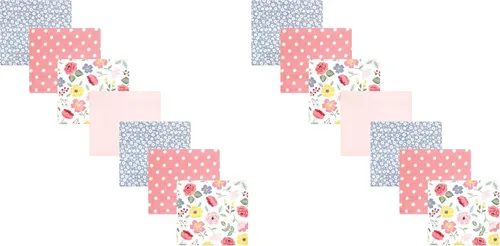 Vista 154 de Hudson Baby Unisex Baby Cotton Flannel Receiving Blankets Bundle, Neutral Woodland Pals, One Size (Pack of 2)