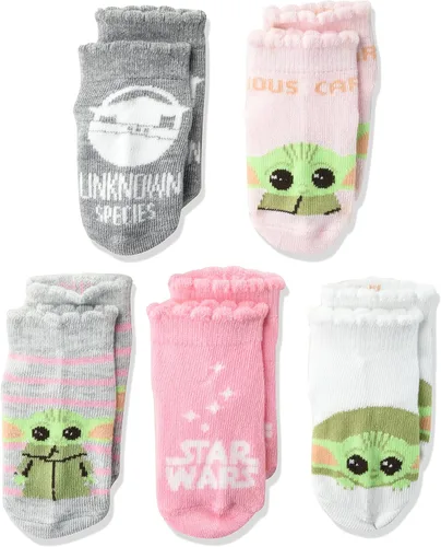 Vista 2 de STAR WARS Paquete de 5 calcetines cortos unisex de Star Wars para bebé