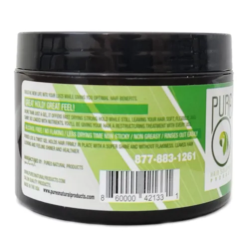 Vista 3 de Pure O Gel de bloqueo y torsión para el cabello, 8 onzas (paquete de 1)
