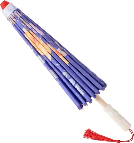Vista 5 de Elibelle Bata de kimono tradicional japonesa para disfraz de niñas