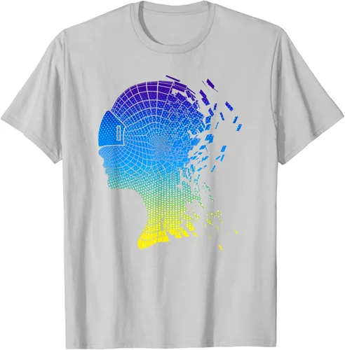 Vista 7 de Camiseta con diseño de auriculares de realidad virtual de VR Fans, Negro, S