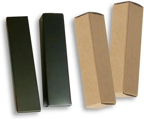 Vista 5 de ANZKA Paquete de 50 cajas de bálsamo labial, caja de envoltura de 2.7 x 0.7 x 0.7 in para tubos de contenedores de bálsamo labial de 0.15 onzas
