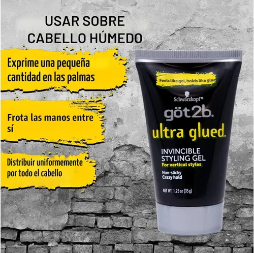 Vista 7 de Paquete de 3 [GOT 2B] Gel de estilo invencible ultra pegado de 1.25 onzas