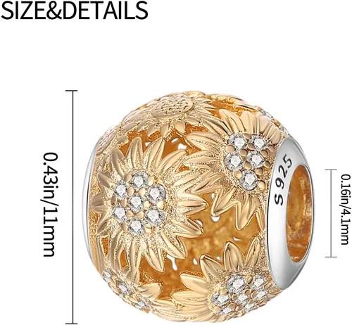 Vista 5 de LNQOBU Happy Life - Colgante para pulseras de abalorios, plata de ley 925 para mujer (con un espaciador de cuentas)