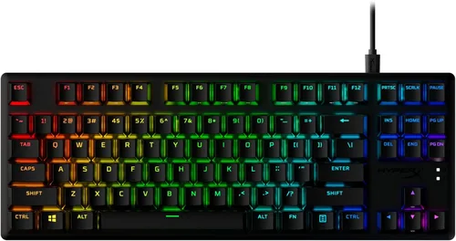 Vista 25 de HyperX Alloy Origins 60 - Teclado mecánico para juegos, factor de forma ultra compacto del 60 %, teclas PBT de doble disparo, retroiluminación LED