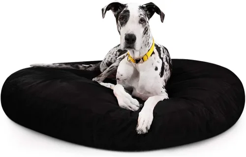 Vista 15 de K9 Ballistics Cama redonda resistente para perros, funda extraíble, lavable, duradera y resistente al agua para interiores y exteriores, pequeña