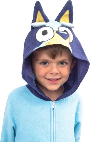 Vista 4 de Bluey Ready for Adventure Disfraz de Halloween para niños, pijama de cosplay