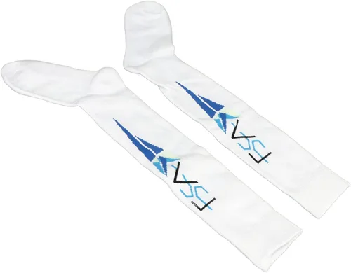 Vista 6 de Calcetines de esgrima, calcetines de esgrima absorben el sudor, transpirables, elásticos, de algodón peinado, unisex, medias de esgrima para hombres