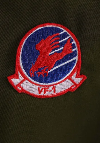 Vista 5 de Disfraz Enterizo de Traje de Vuelo Top Gun para Mujer Talla Plus Multicolor