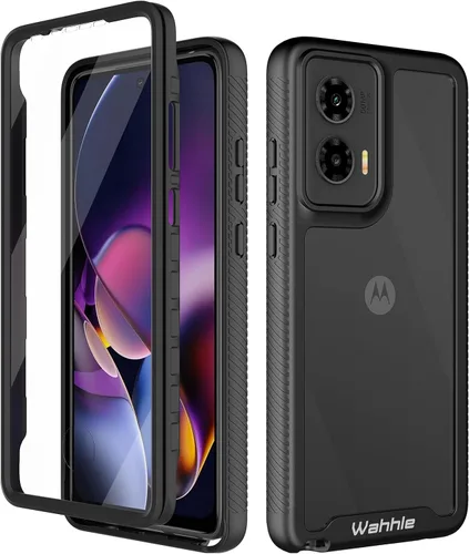 Vista 30 de Funda compatible con Motorola Edge 5G UW, protector de pantalla integrado de cuerpo completo, a prueba de golpes, ajuste delgado, funda protectora
