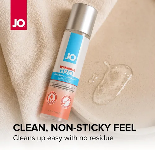 Vista 7 de JO H₂O - Lubricante de calentamiento personal a base de agua para parejas e intimidad, 4 onzas líquidas