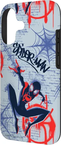 Vista 2 de Marvel Funda con estampado de graffiti de Spider-Man Into The Spider-Verse para iPhone 17