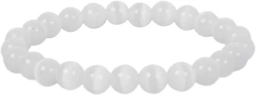 Vista 23 de Justinstones Gem - Pulsera elástica de cuentas redondas de piedras semipreciosas de 8 mm, unisex, de 17.78 cm Turmalina negra de grado A
