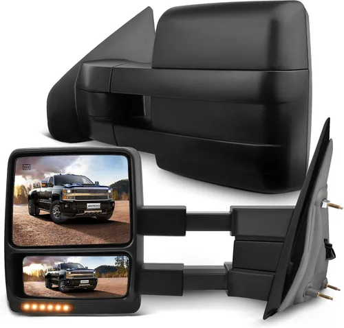 Vista 33 de SCITOO - Espejos retrovisores laterales eléctricos para camioneta Ford F-150 modelos 2004 a 2014, con calefacción y direccionales 2004-2014 F-150