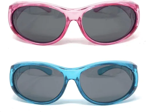 Vista 14 de The Boca - Gafas de sol polarizadas coloridas para mujer, ovaladas, rectangulares, para usar sobre gafas