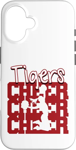 Vista 31 de Tigers Cheer Back to School Cheerleading Spirit M Case for iPhone 17