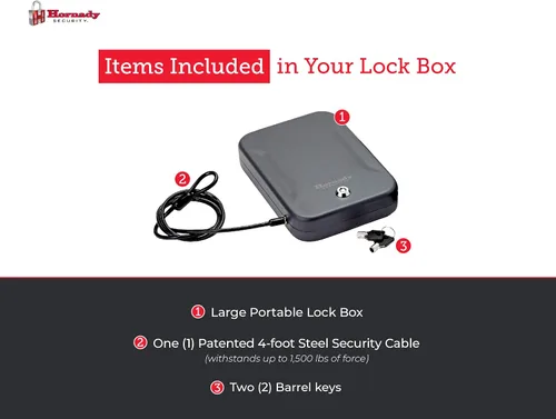 Vista 3 de Caja de seguridad Hornady para armas y objetos de valor