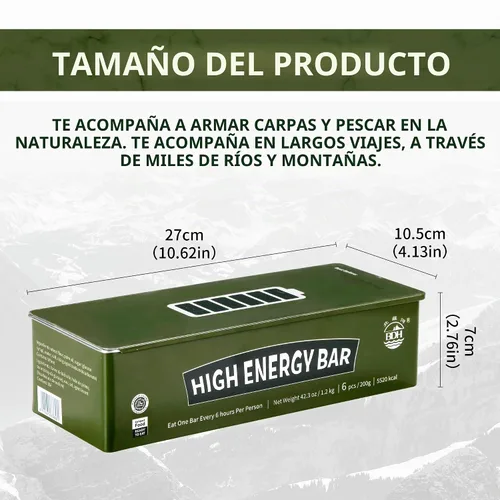 Vista 6 de Emergency Rations Bar, MRE Meals Ready to Eat 2026, Long Shelf Life Food