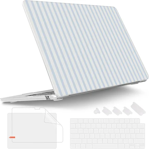 Vista 27 de Tuiklol Funda rígida para MacBook Air 2026, 2025, 2024, 2023, modelo M5, A3448, M4, A3241, M3, A3114, M2, A2941, funda rígida para MacBook de 15.3
