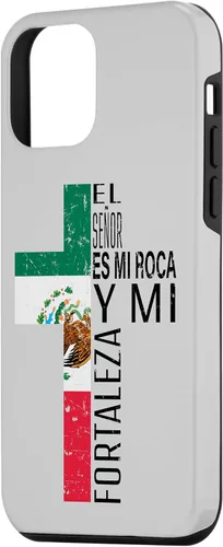 Vista 2 de Funda para iPhone 12 mini Regalos Cristianos En Español Para Hombre Jesús Bandera Mexicana